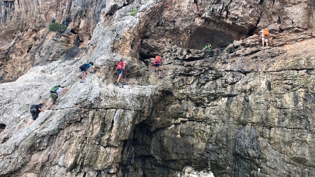 percorso selvaggio blu