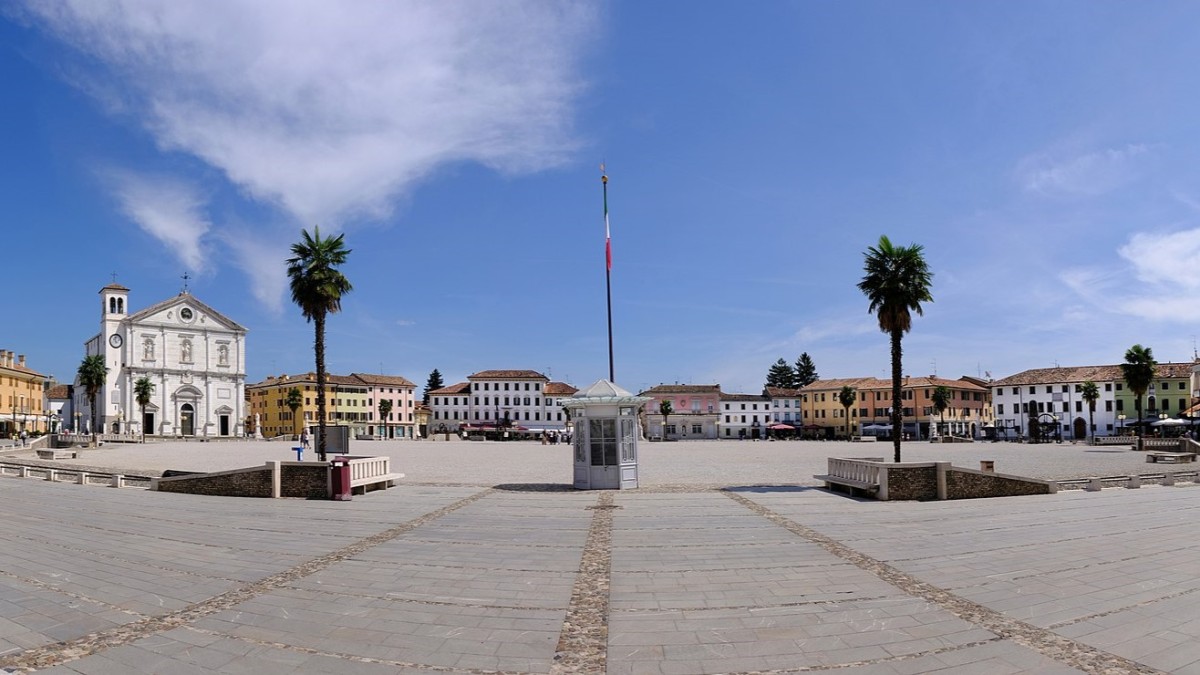 geometrische Städte Italien