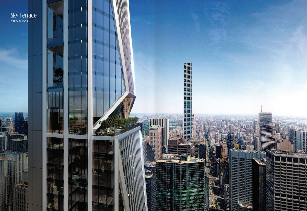 La torre cuenta con terrazas ajardinadas que proporcionarán áreas al aire libre para disfrutar de impresionantes vistas de la ciudad.