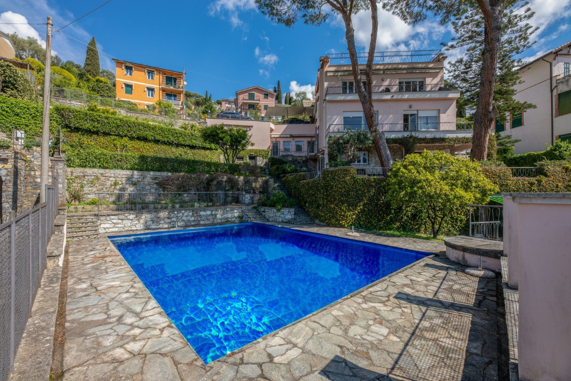 villa con piscina