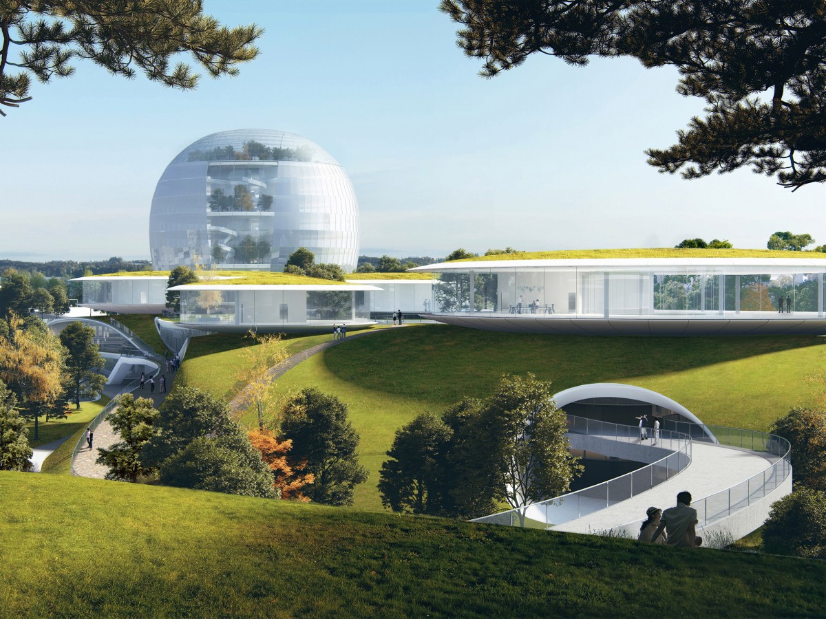 Train Station in the Forest