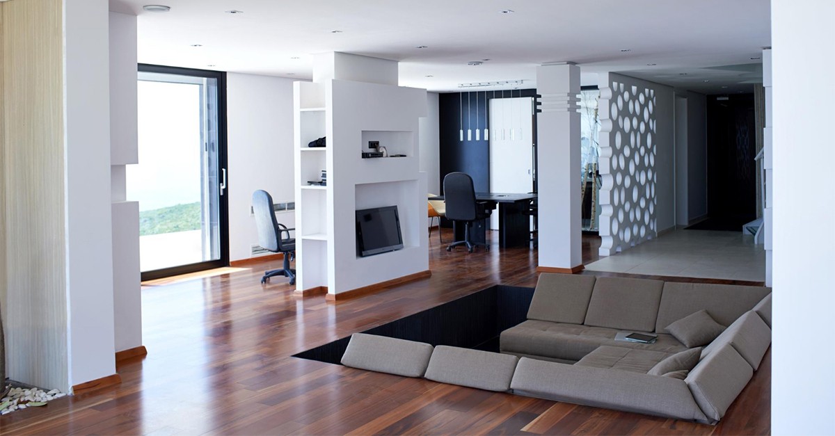 far sembrare il soffitto piu basso