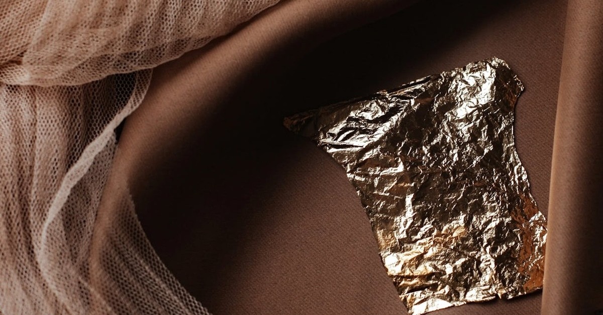 carta stagnola su tessuti