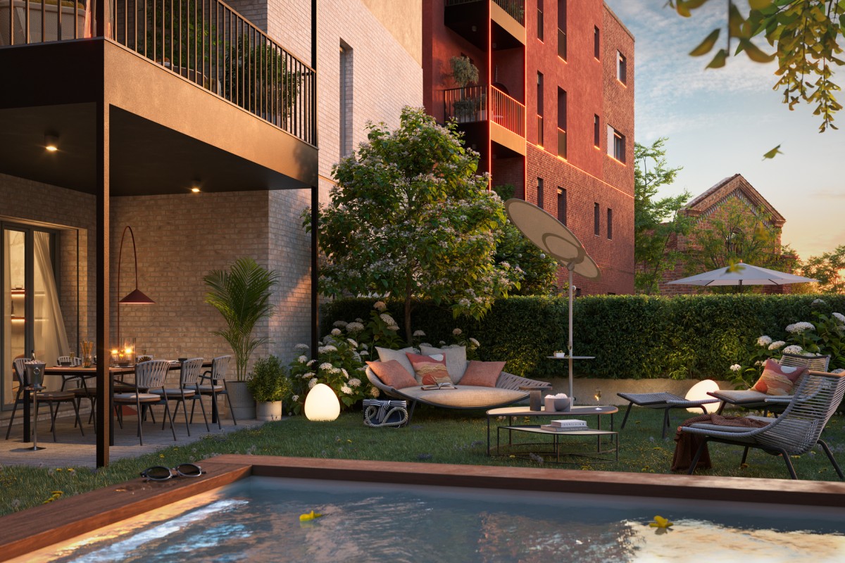 casa con giardino