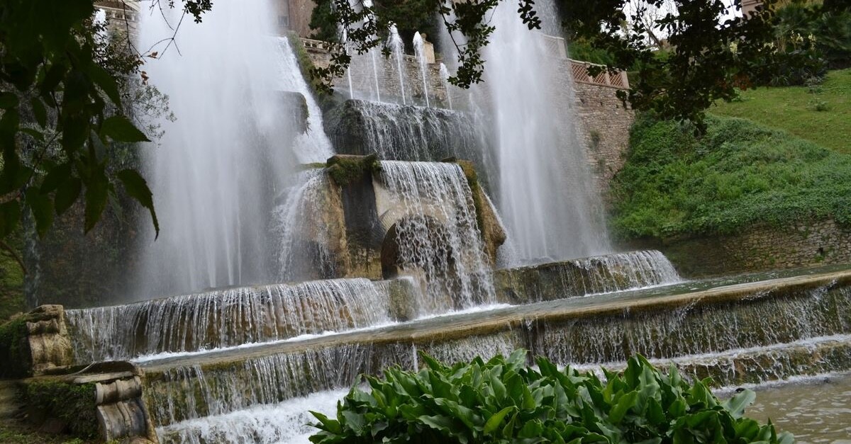 giardino a villa d'este tivoli roma