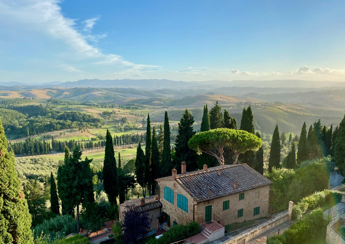Fonds de montagne Toscane