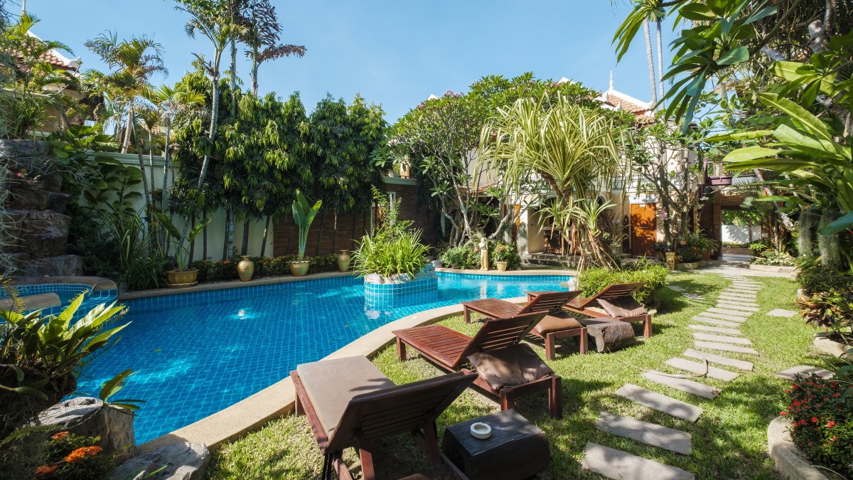 acqua piscina piante