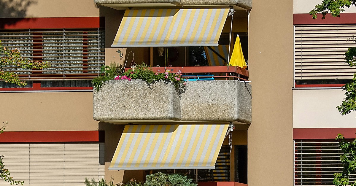 Tende da sole in balcone