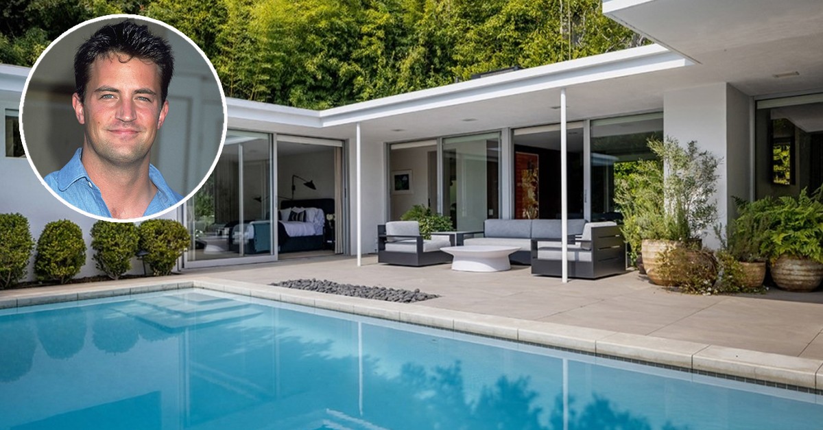 Una propiedad de Matthew Perry sale a la venta