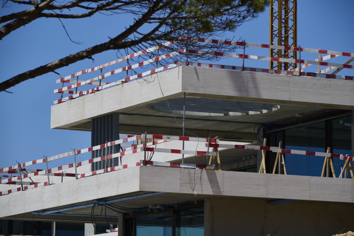 Mansión de Cristiano Ronaldo en Cascáis en construcción