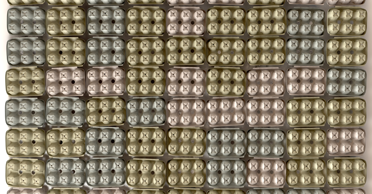 Cartoni delle uova per insonorizzare