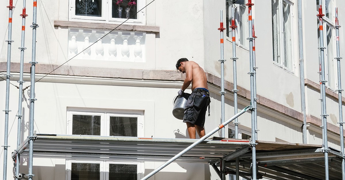 Lavori privati su facciata condominiale