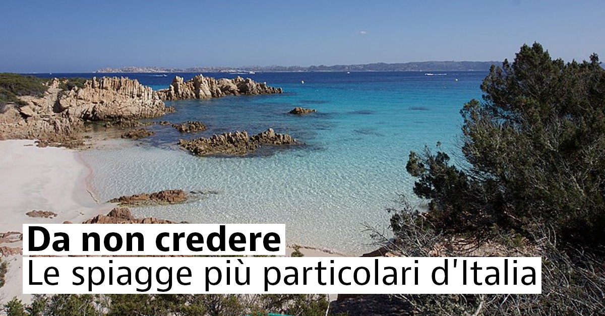 Spiagge più particolari d'Italia