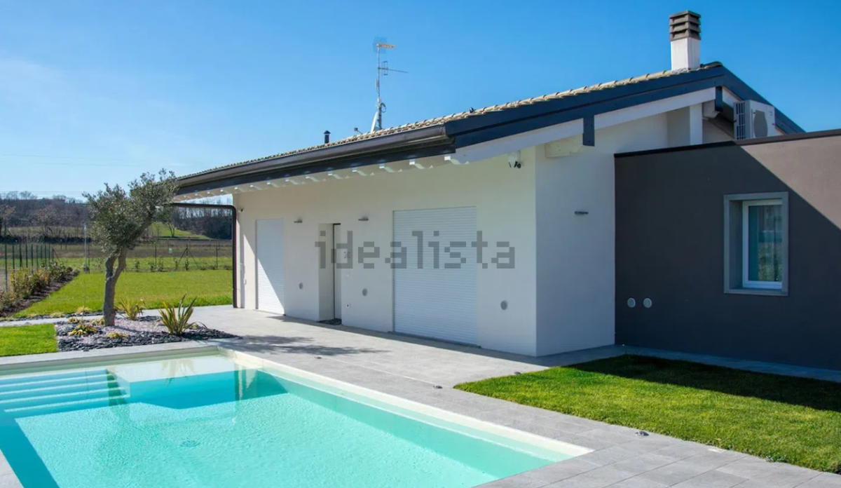 villa con piscina