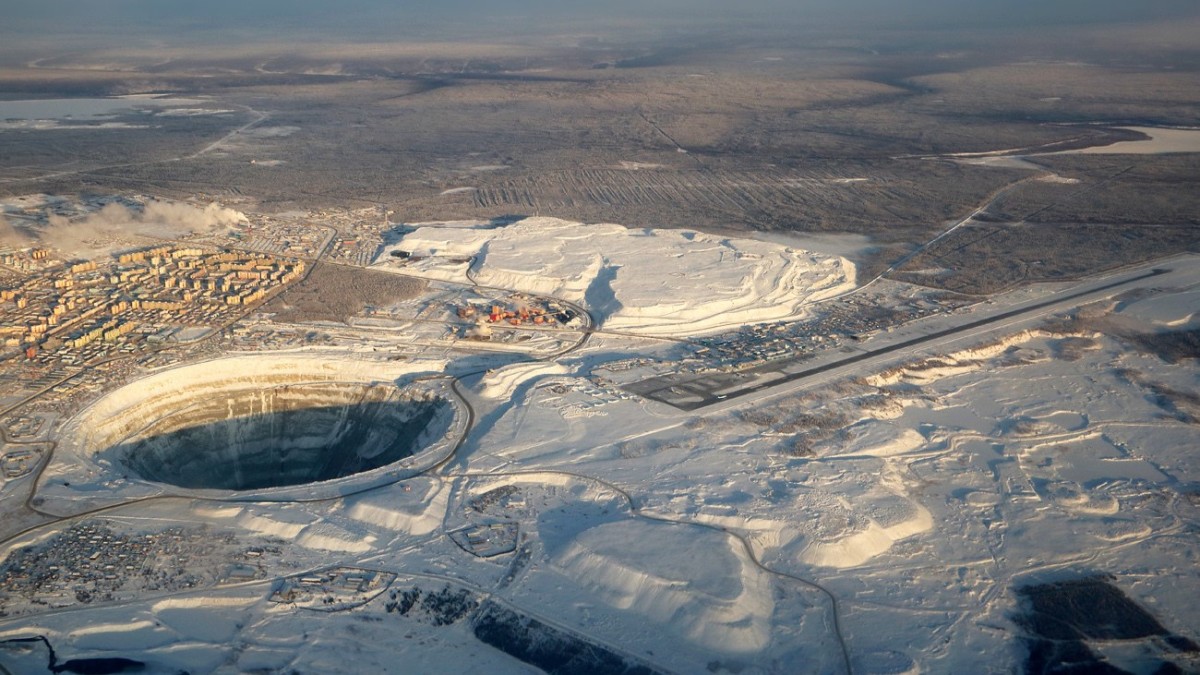 mirny città sulla miniera