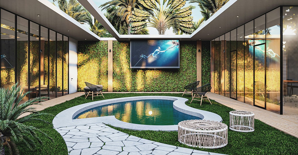 Piscina in biodesign Piscina in biodesign