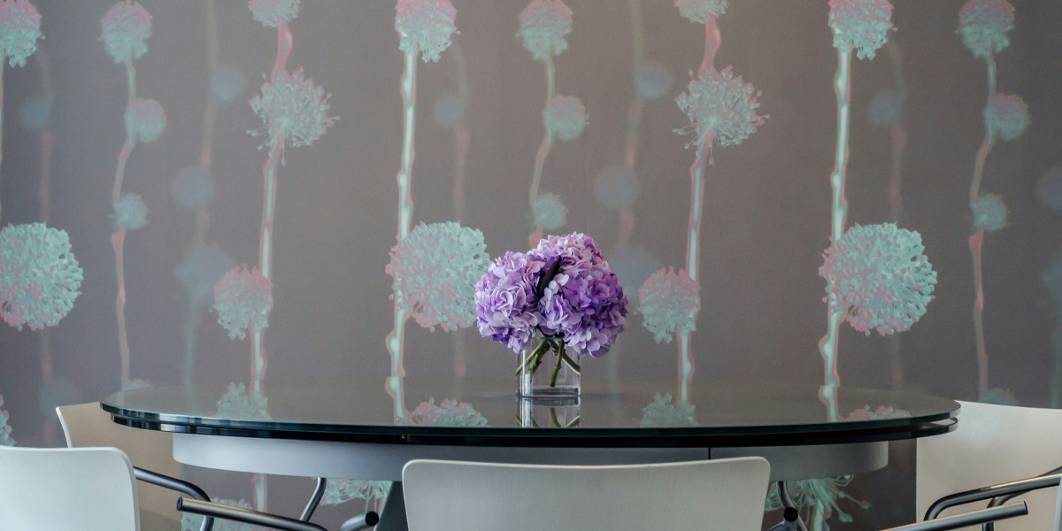 carta da parati lilla