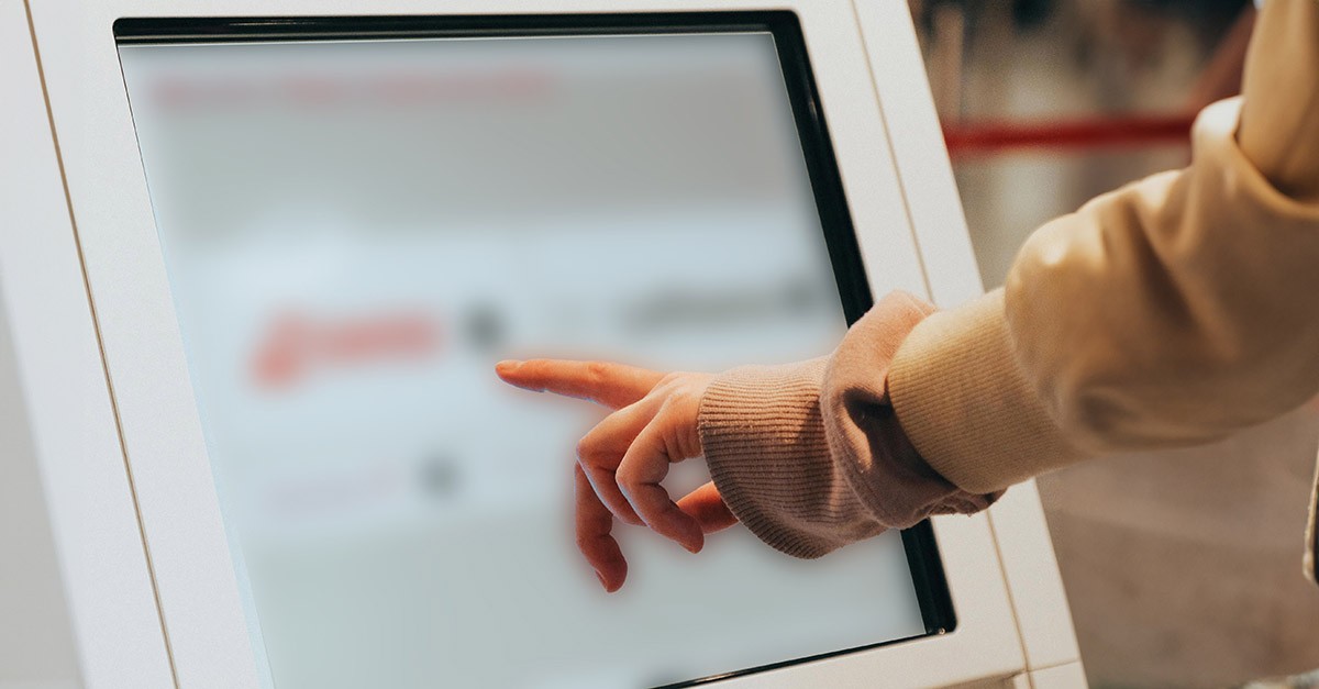 Touchscreen della bacheca elettronica condominiale