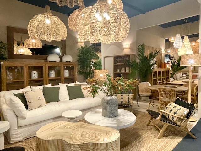 Lampade in fibre naturali