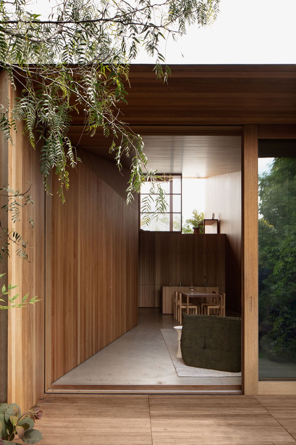 Interior visto desde fuera