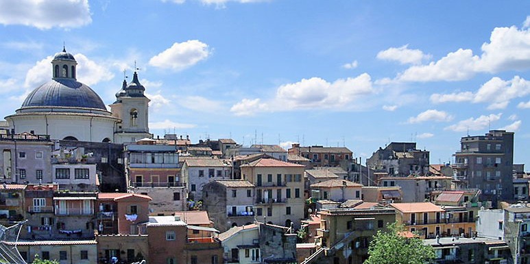 la salita in discesa di Ariccia