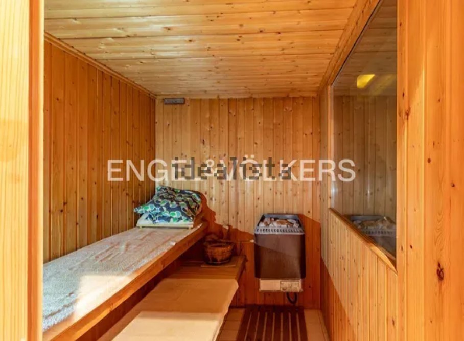 Casa di Raffaella Carrà, sauna