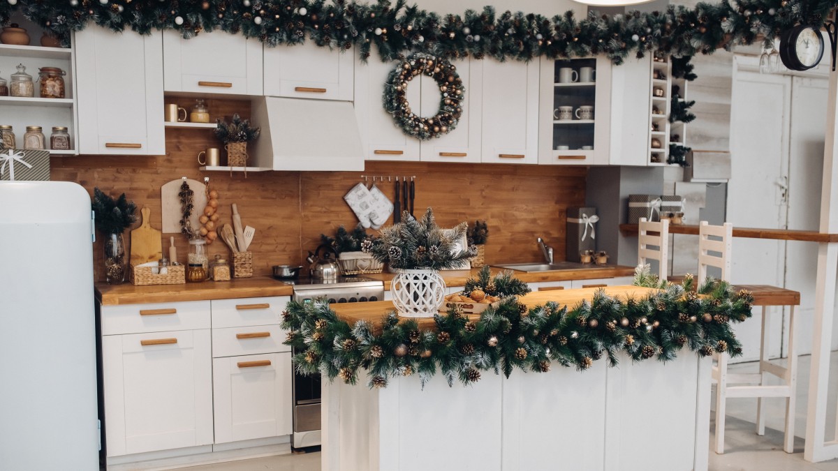 decorazioni cucina natale