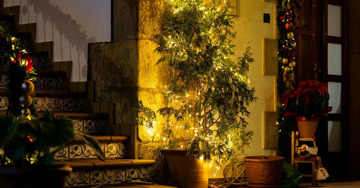 Decorazioni natalizie in condominio