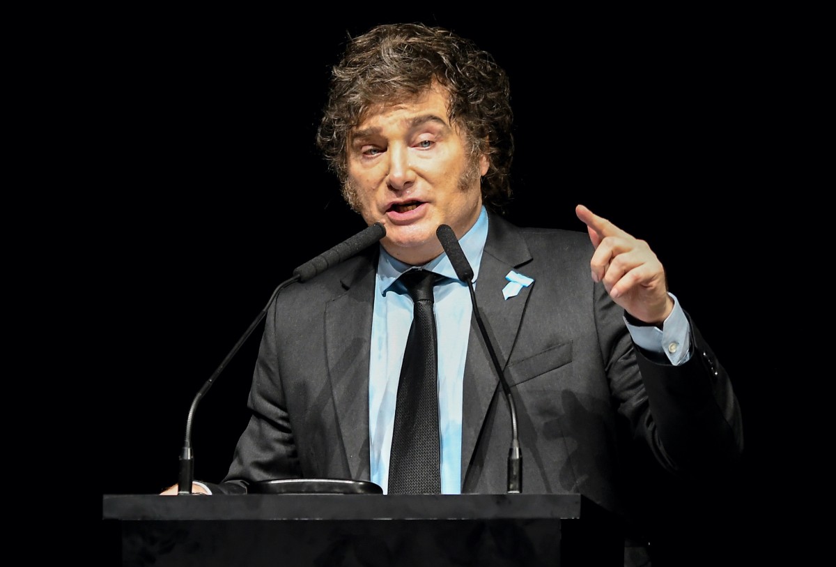 Il presidente dell'Argentina, Javier Milei