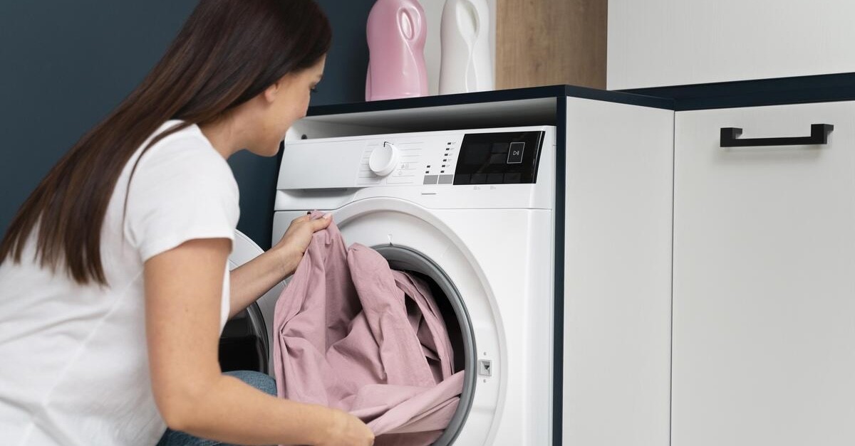 lenzuola nell'asciugatrice