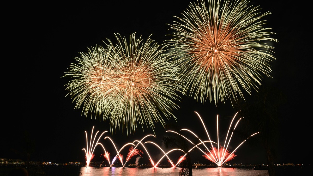 fuochi d'artificio lago di garda