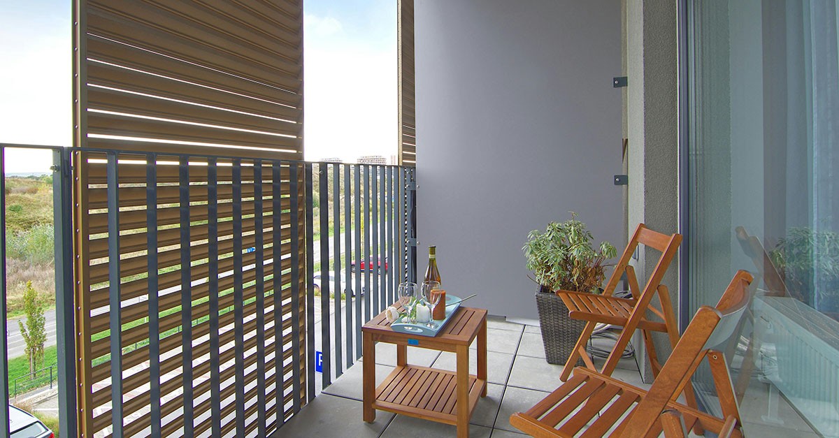 Privacy in balcone con frangivista Privacy in balcone con frangivista