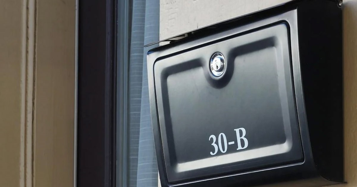 Cassetta postale singola in condominio