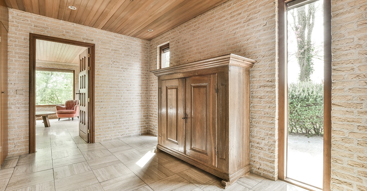 soffitto in legno moderno
