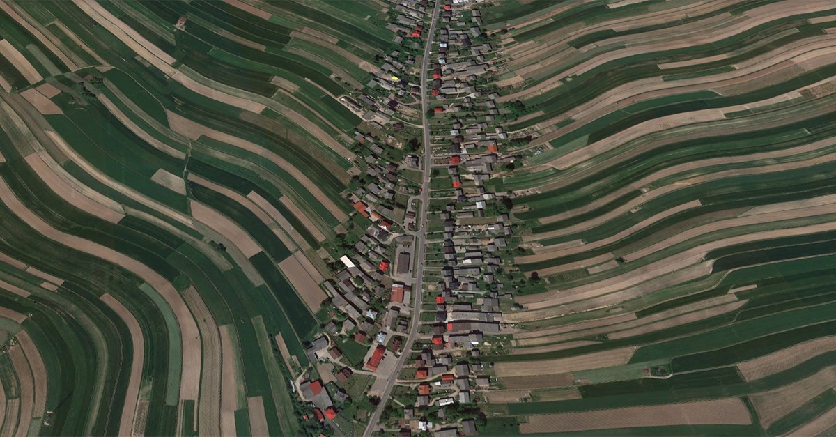 citta con una sola strada