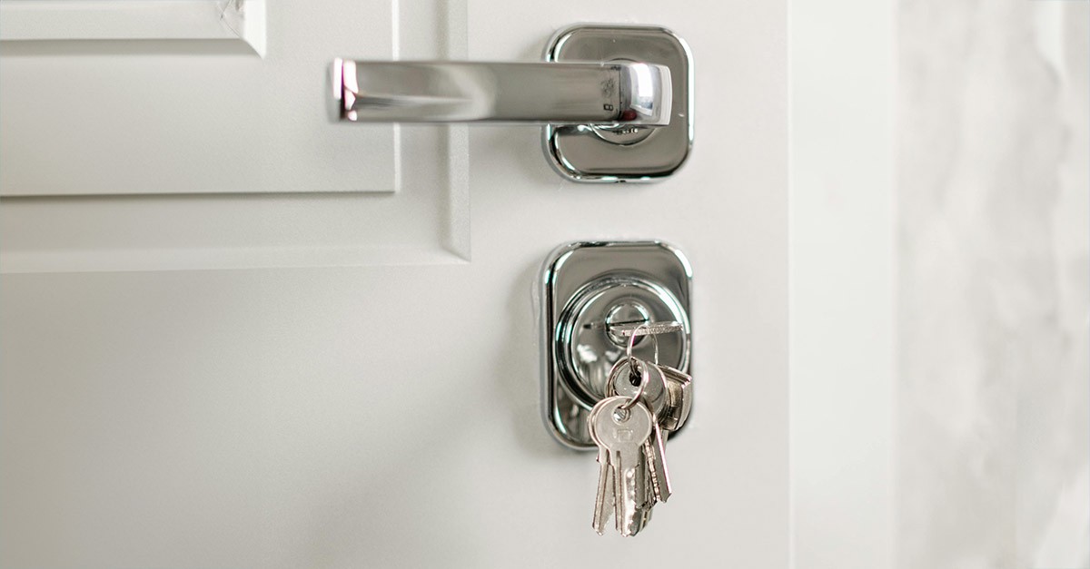 Porta di casa in condominio