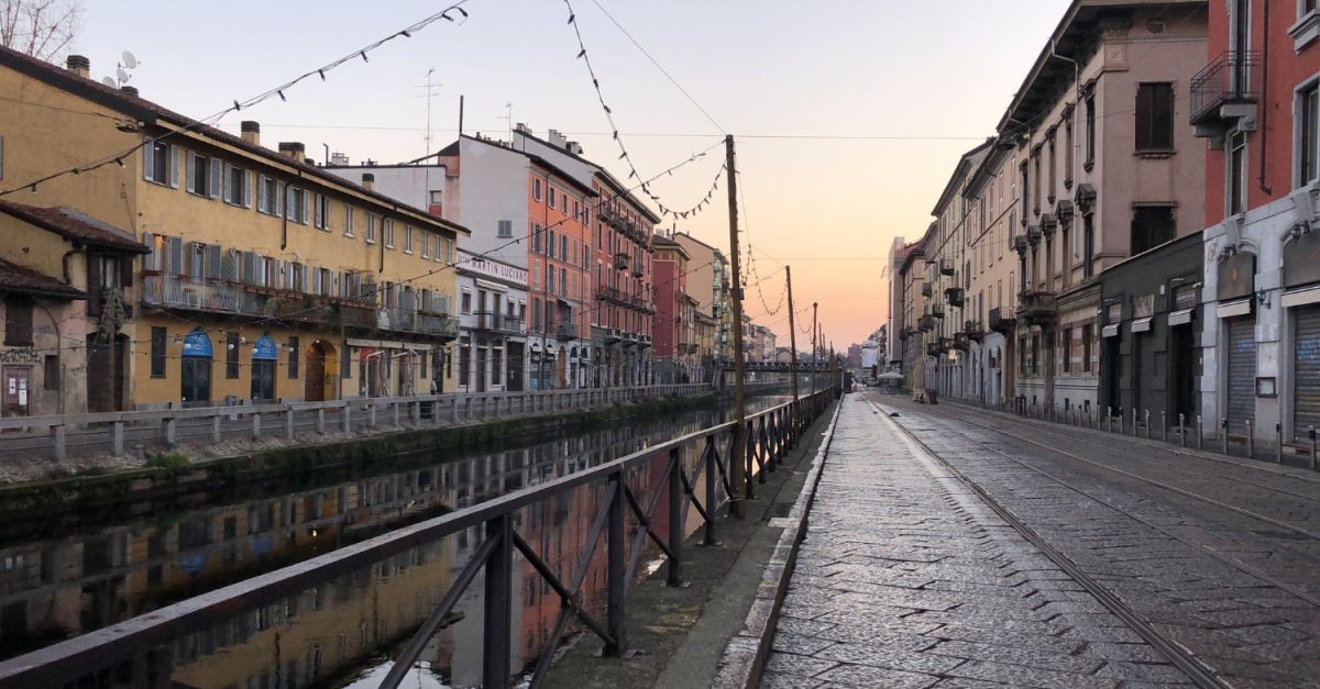 Uno scorcio dei Navigli a Milano