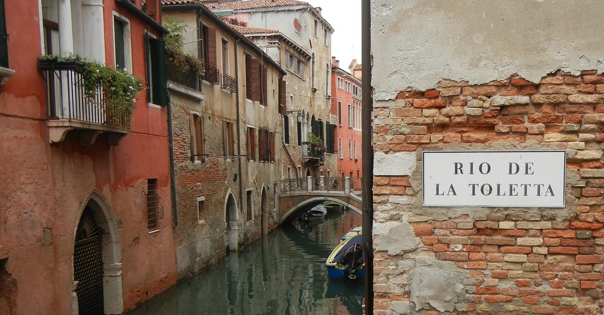 Uno degli nizioleti che si trovano a Venezia