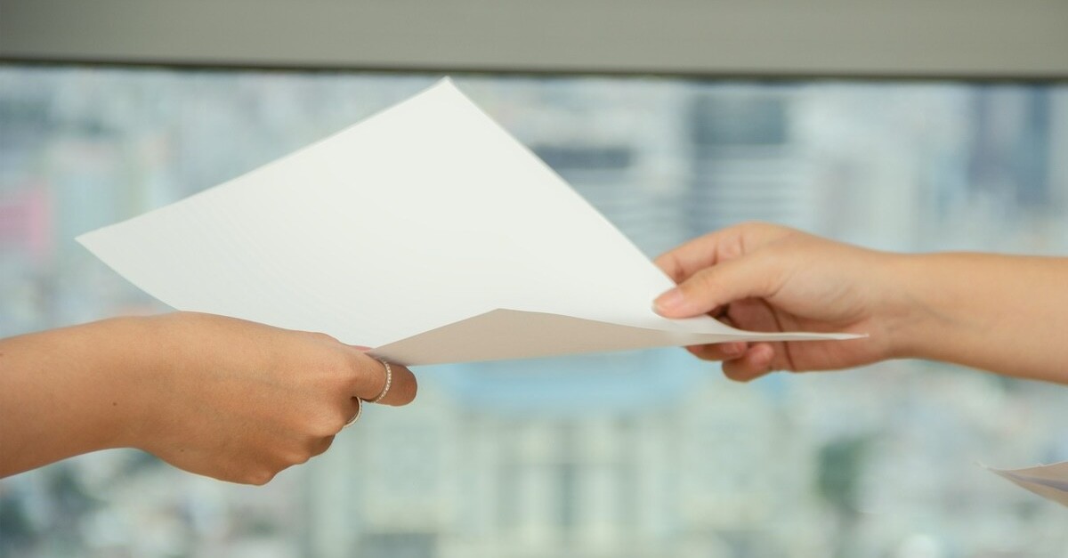 contratto da firmare