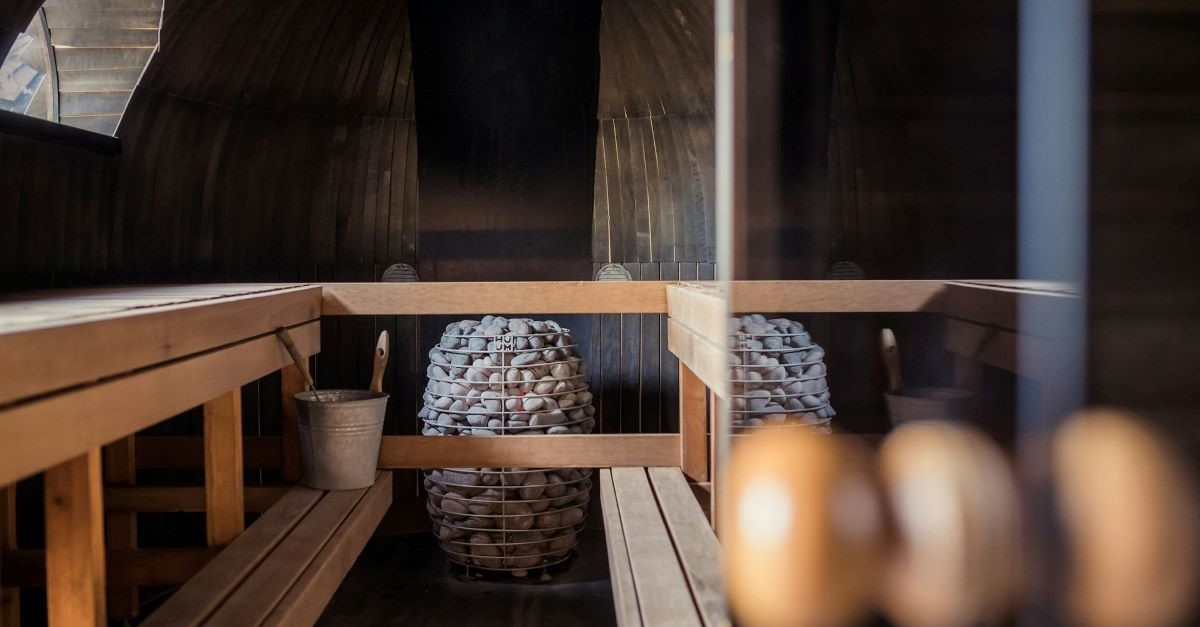 una sauna da esterno una sauna da esterno