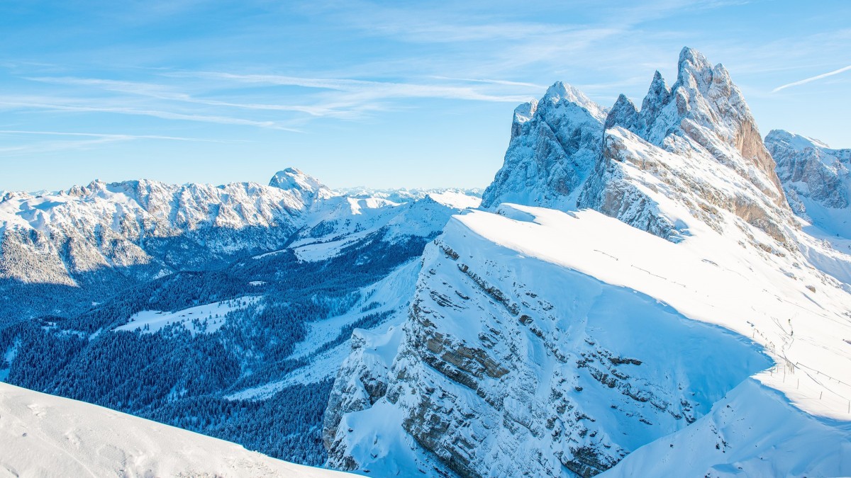 sciare in val di funes