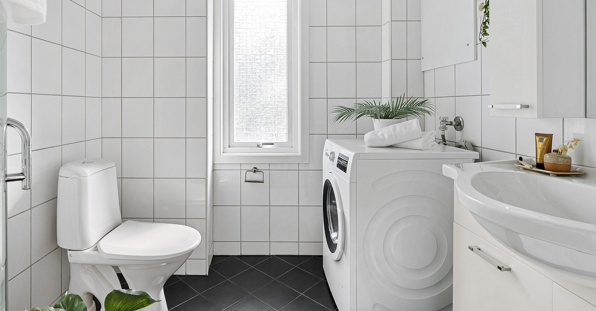 lavatrice in bagno
