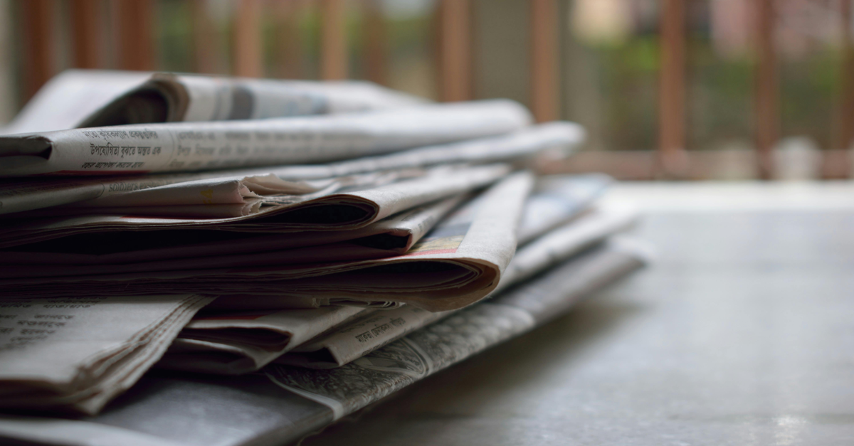 fogli di giornale