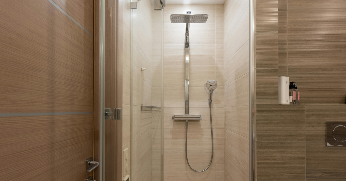 Il box di una doccia