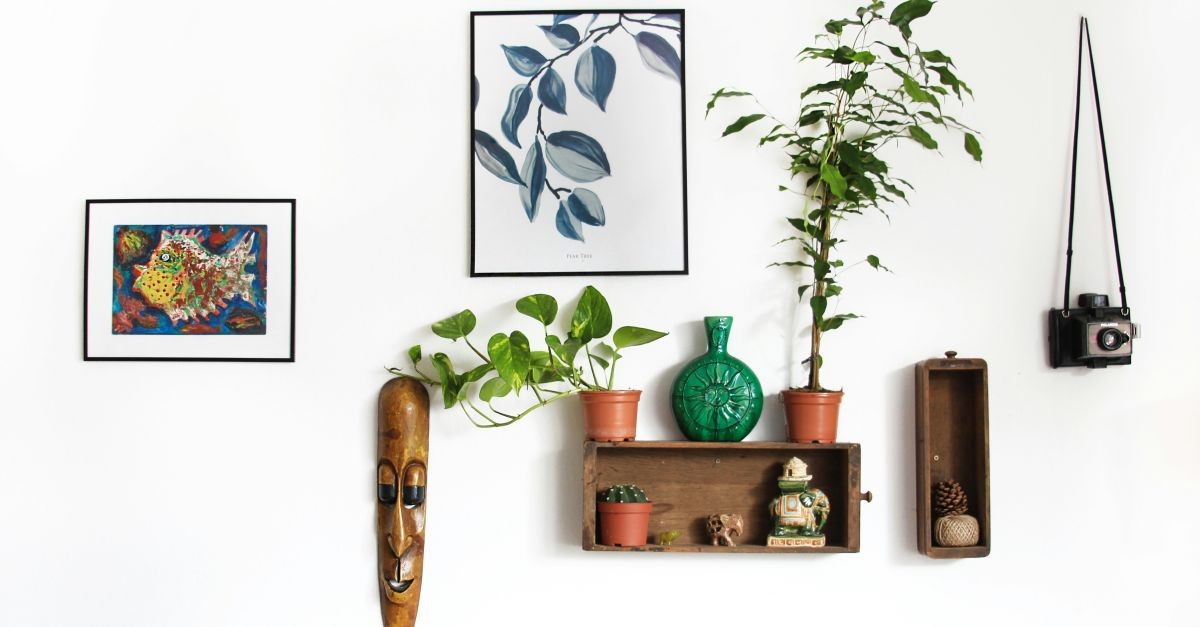una gallery wall organizzata una gallery wall organizzata