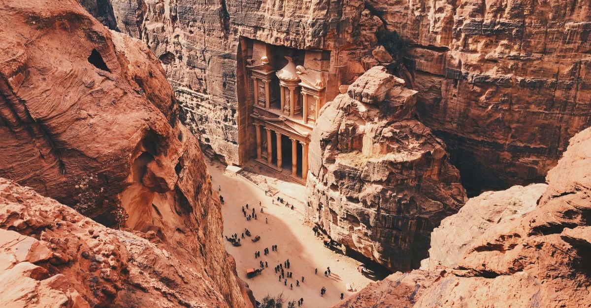 Uno scorcio di Petra Uno scorcio di Petra