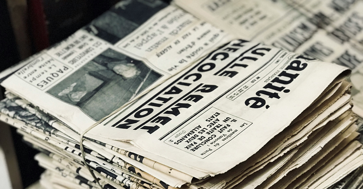 fogli di giornale