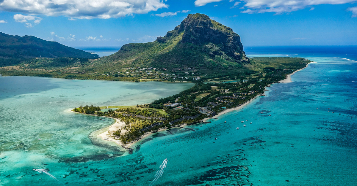 un'isola delle Mauritius