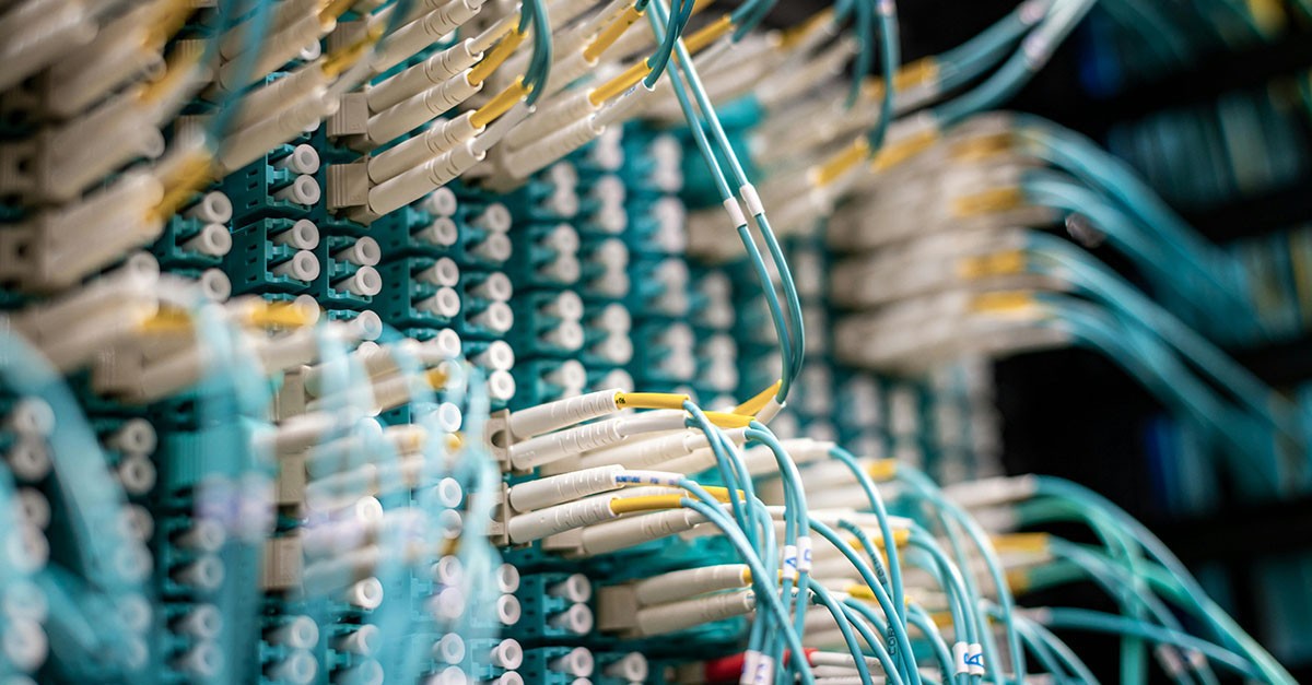 Centralina della fibra ottica in condominio