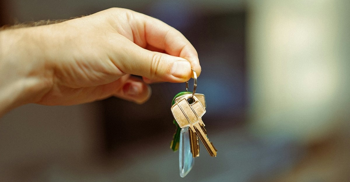 un mazzo di chiavi di casa